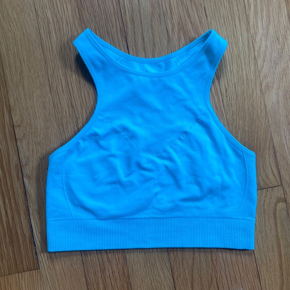 High neck size small sports bra